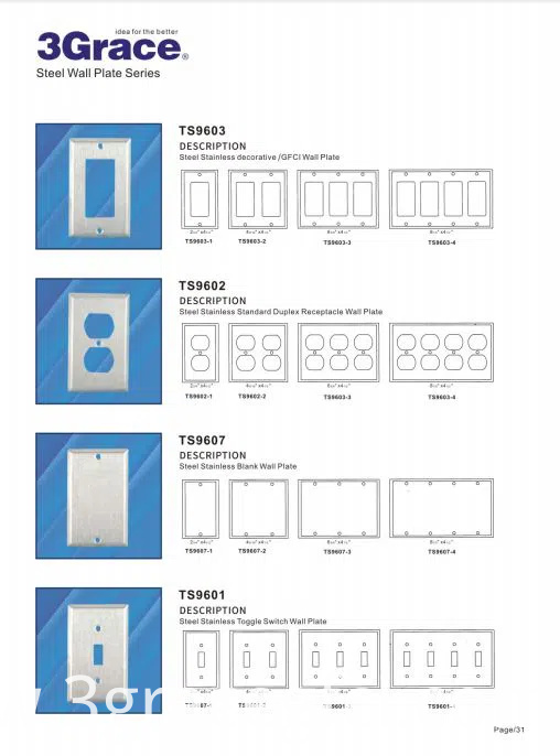 SS WALL PLATE