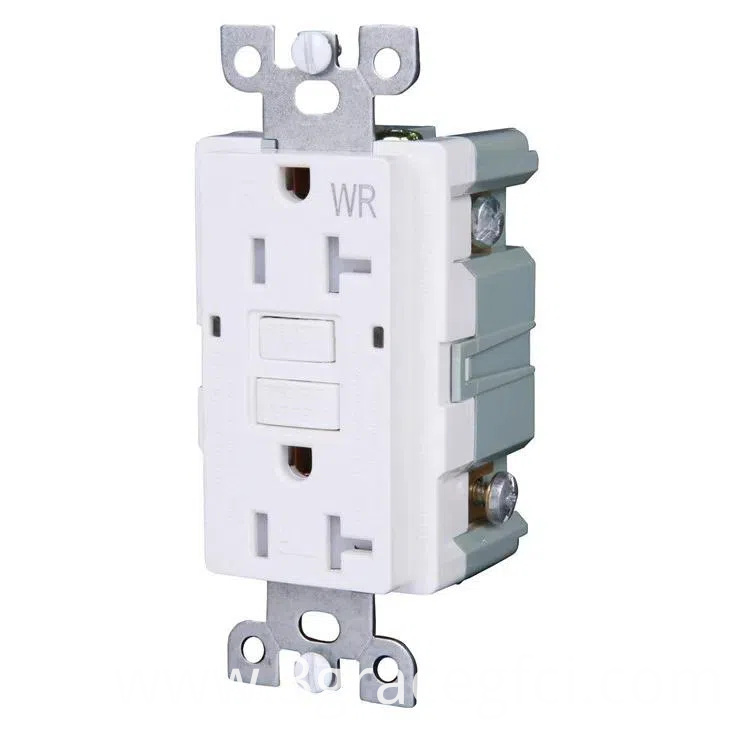 White 20Amp TR WR Self-test Socket