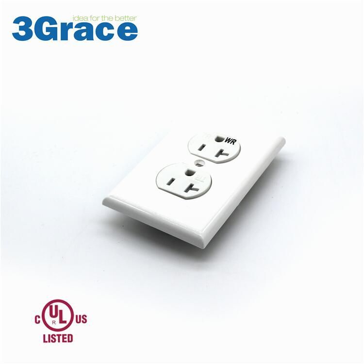 20A Self Grounding Duplex wall Receptacle