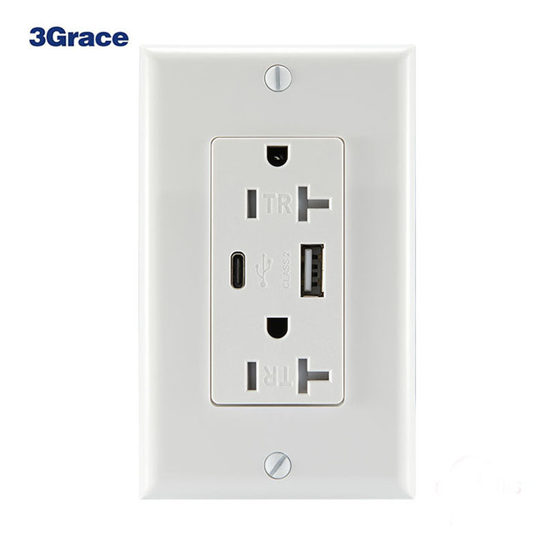 ETL USB wall socket Type C 4.2A output