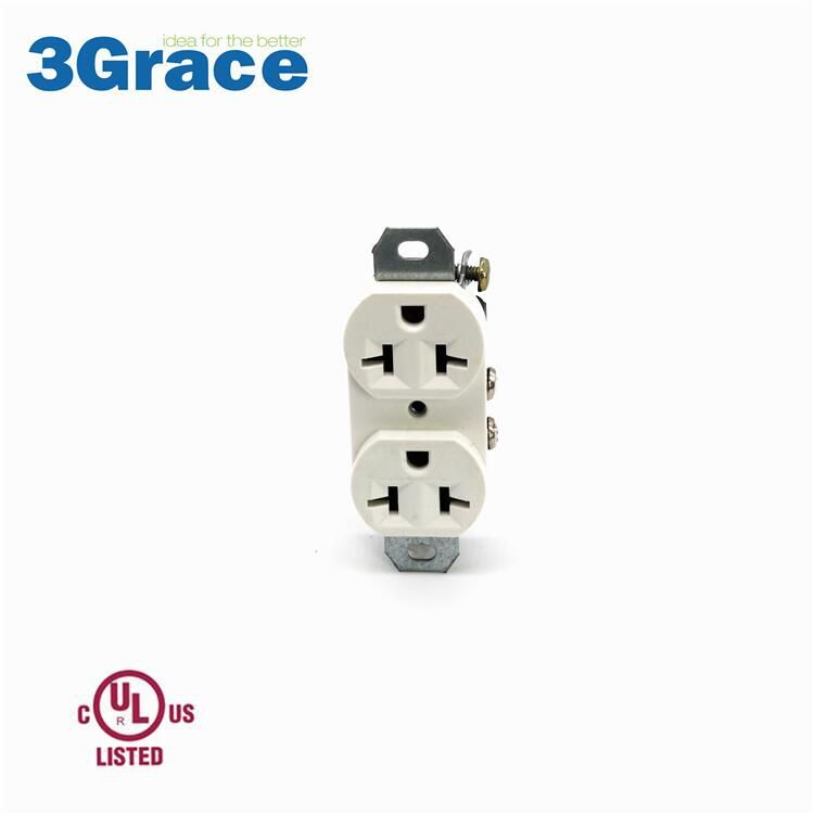 20 Amp Concave Duplex Receptacle