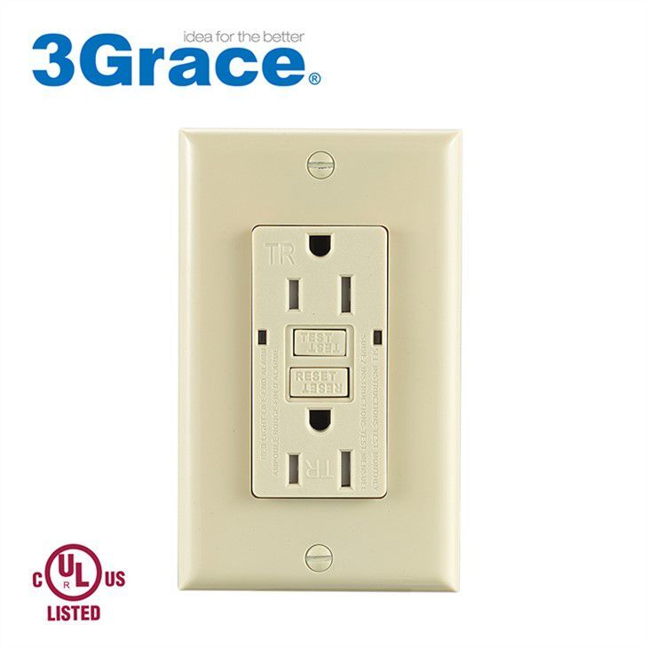 Ground Fault Circuit interrupter (GFCI) duplex receptacle