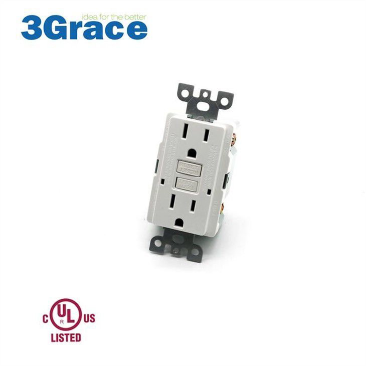 15 Amp TR Isolated Ground GFCI Duplex Receptacle 125V