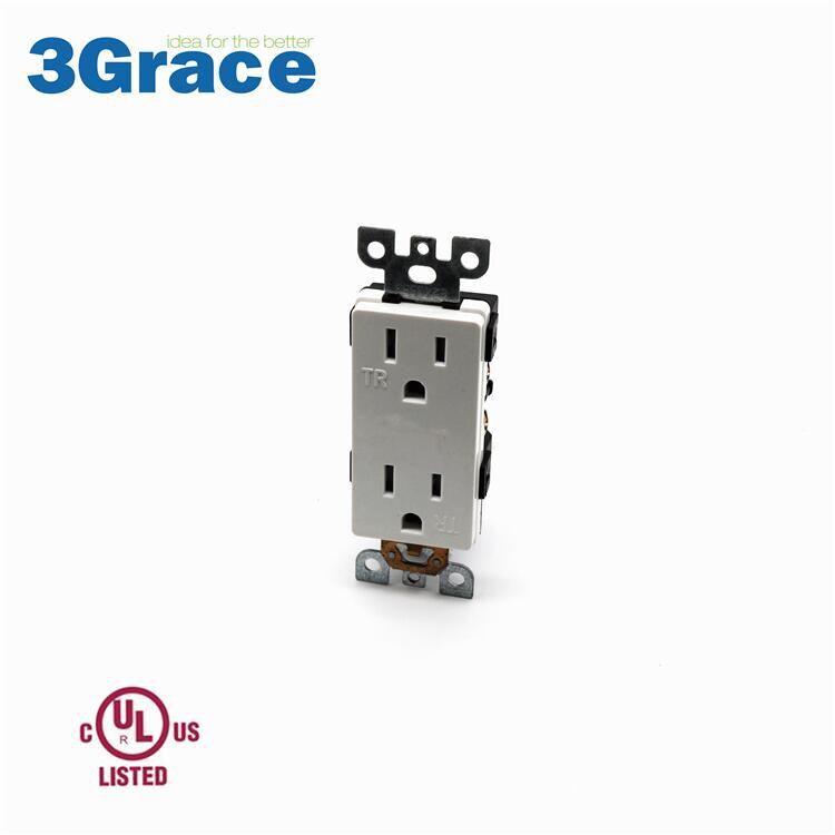 Decorative Duplex Electrical Receptacle