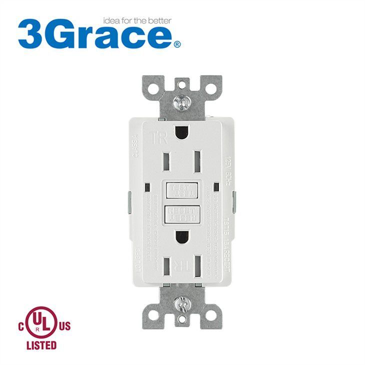 GFCI Receptacle Outlet With Tamper Resistant