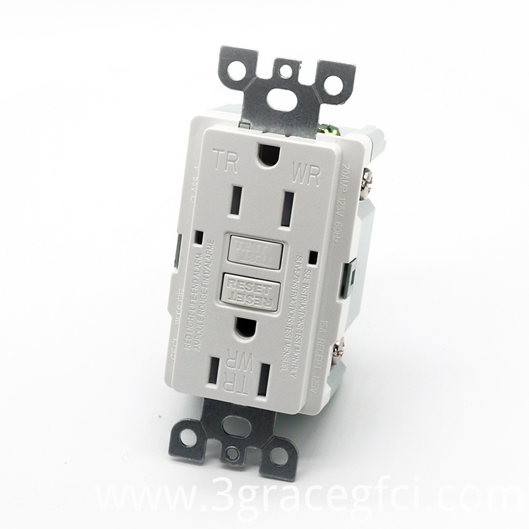 15 Amp Weather Resistant GFCI Outlet