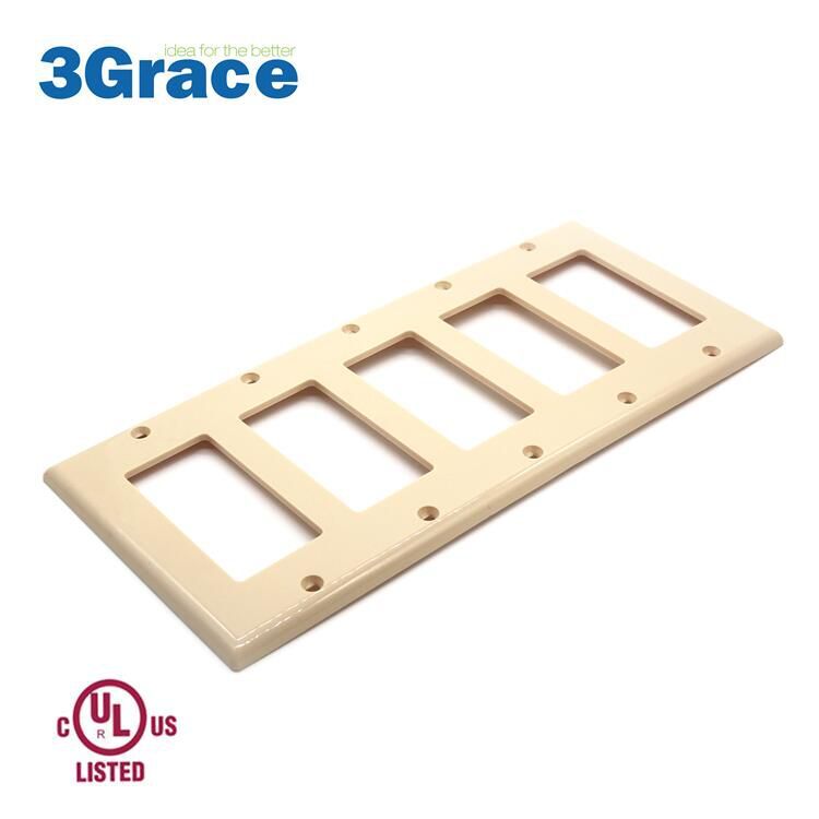 5 Gang GFCI Decora Wall Plate