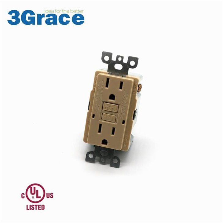 3Grace TS15 Self Testing GFCI With LED Indicator